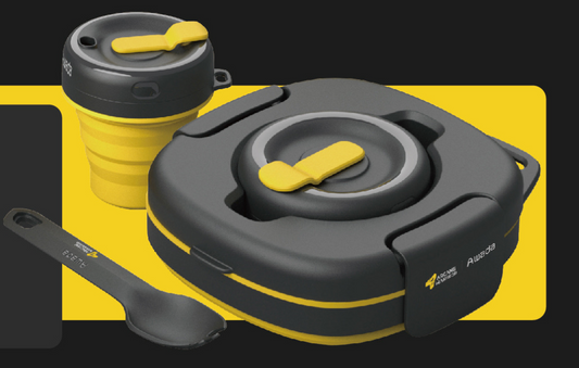 AW Collapsible Compact Dinnerware Set (3 Pieces)