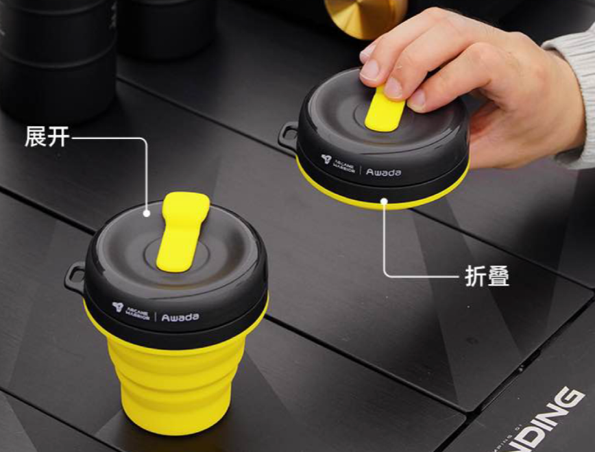 AW Collapsible Compact Dinnerware Set (3 Pieces)