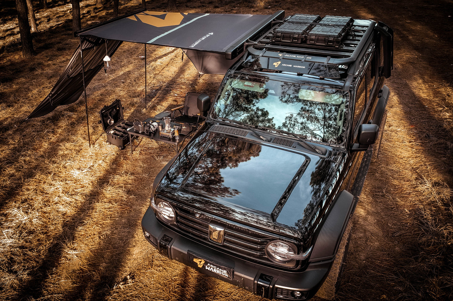 STORM ROOF PLATFORM - WIND DEFLECTOR