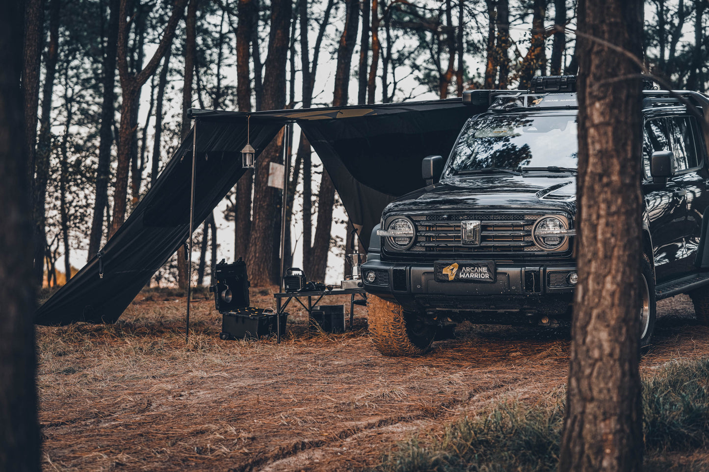 AW Side Awning - HARDCORE Main Extension Wall