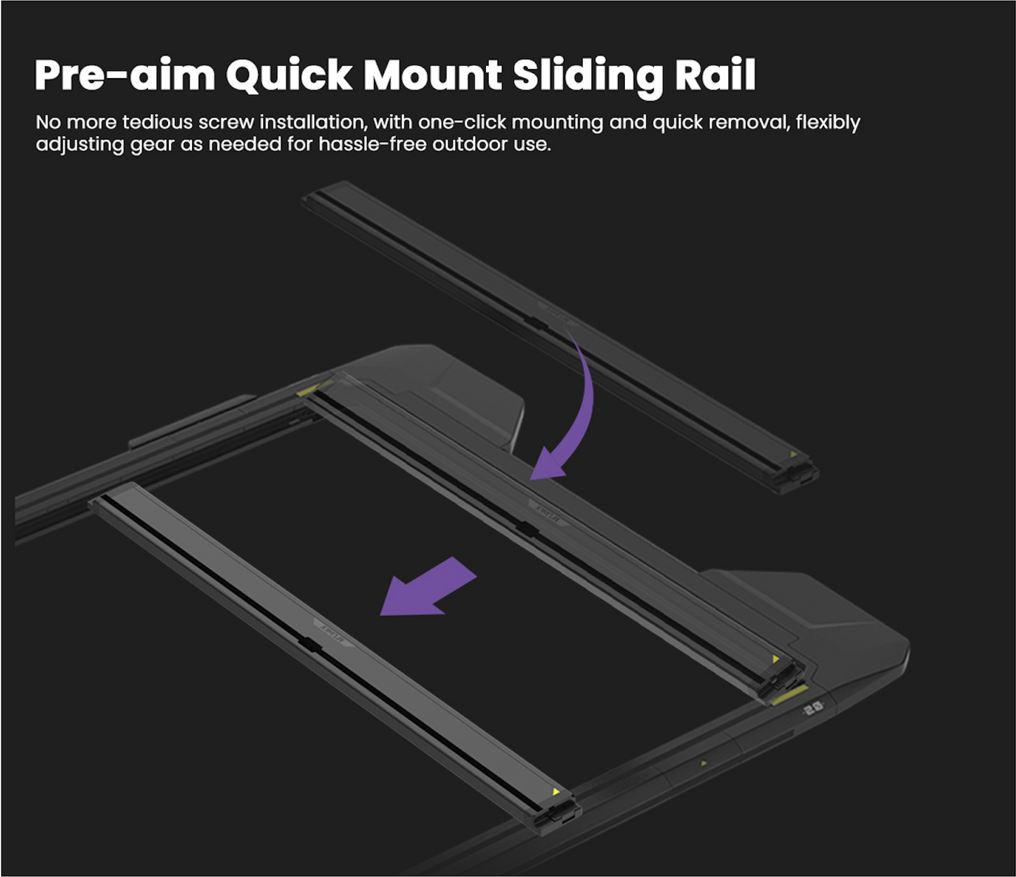 M'LINK X Wave Quick Release Crossbar - 1120